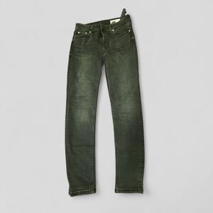 Zara Green Straight Leg Jeans